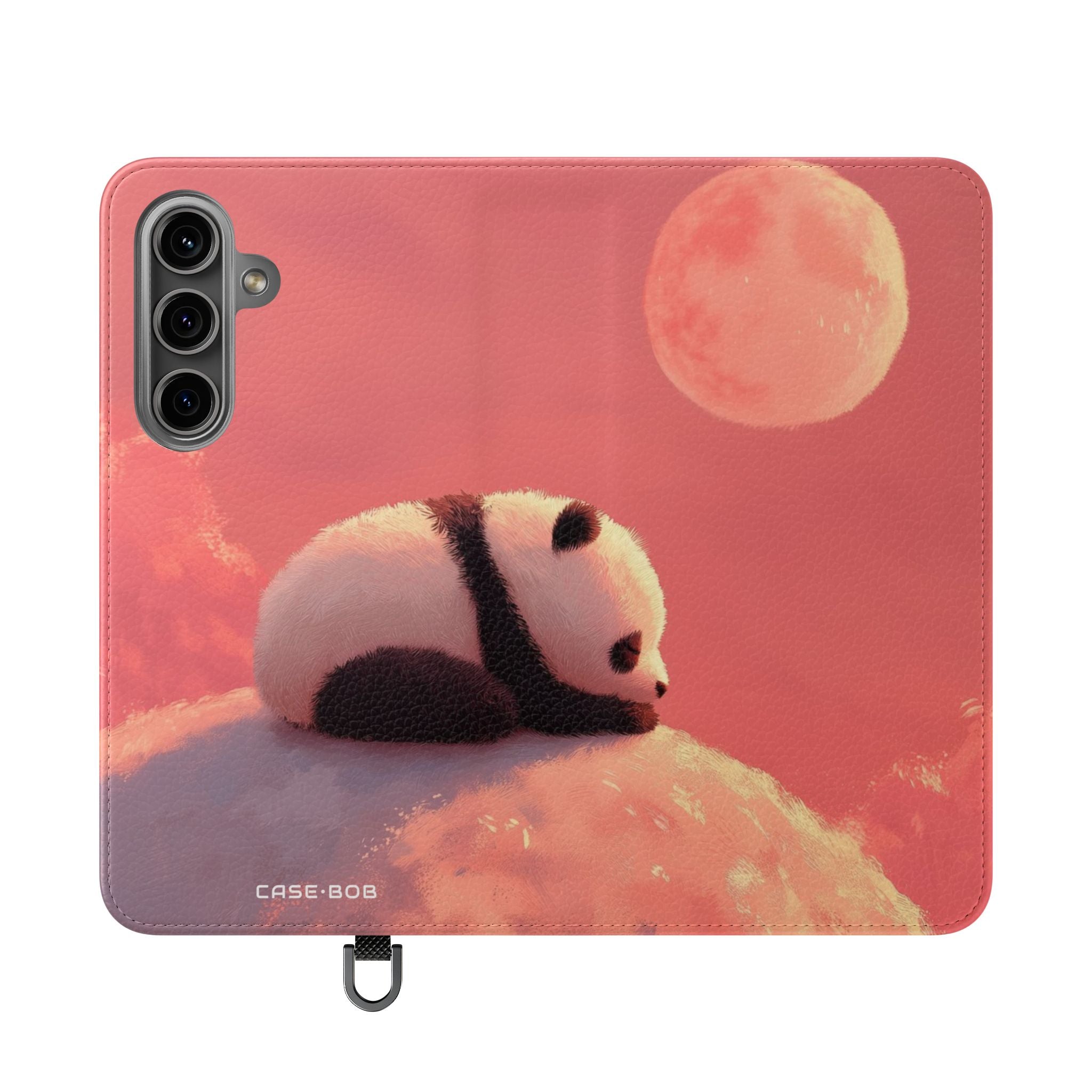 Panda Moonlight - Samsung S24 Case - Portemonnee