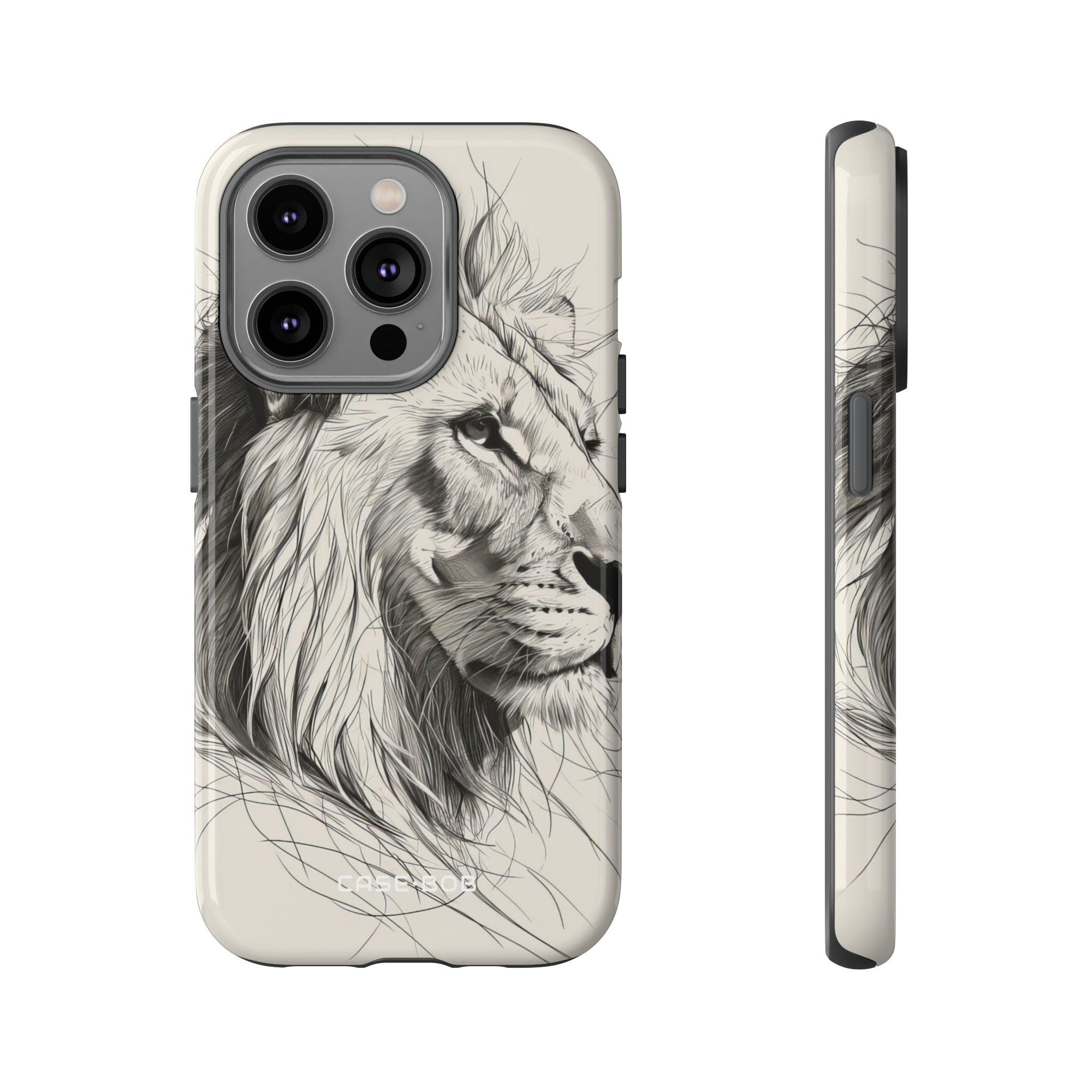 Lion Flow iPhone 14 Pro - Kova suojakotelo