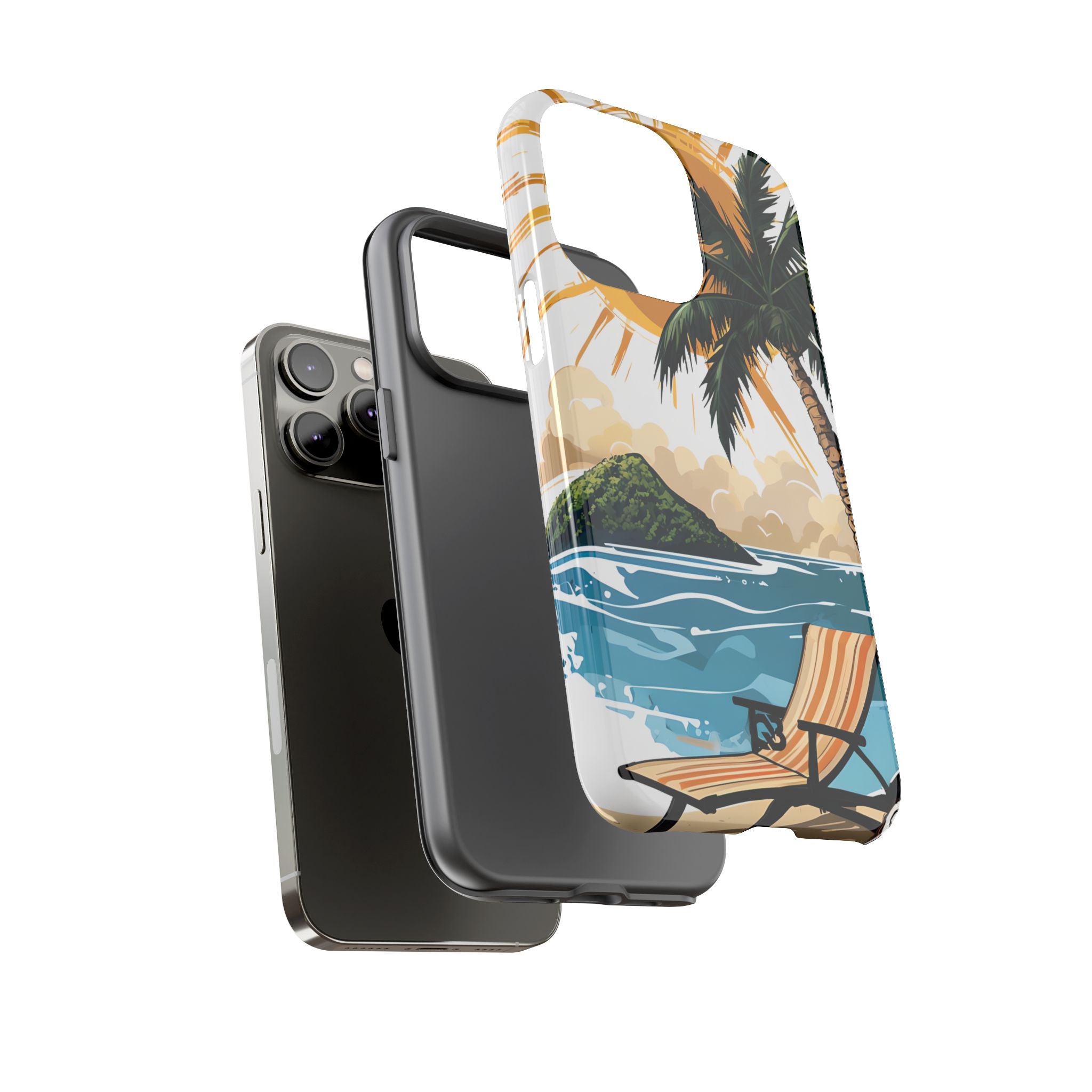 Radiant Coast Solitude · Tough Handyhülle für iPhone