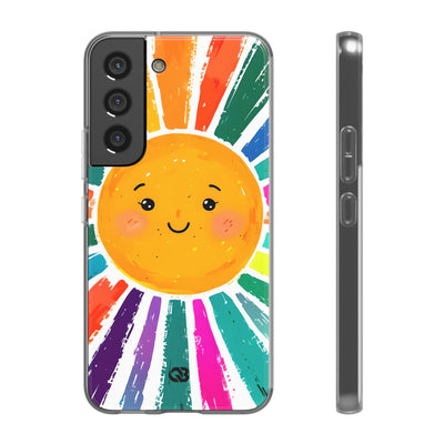 Vibrant Solar Smile · Soft Handyhülle für Samsung