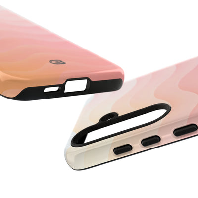 Blush Horizon Waves · Tough Phone Case for Samsung · Pink