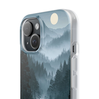 Silent Nordic Fjord · Lite Phone Case for iPhone ·  Blue