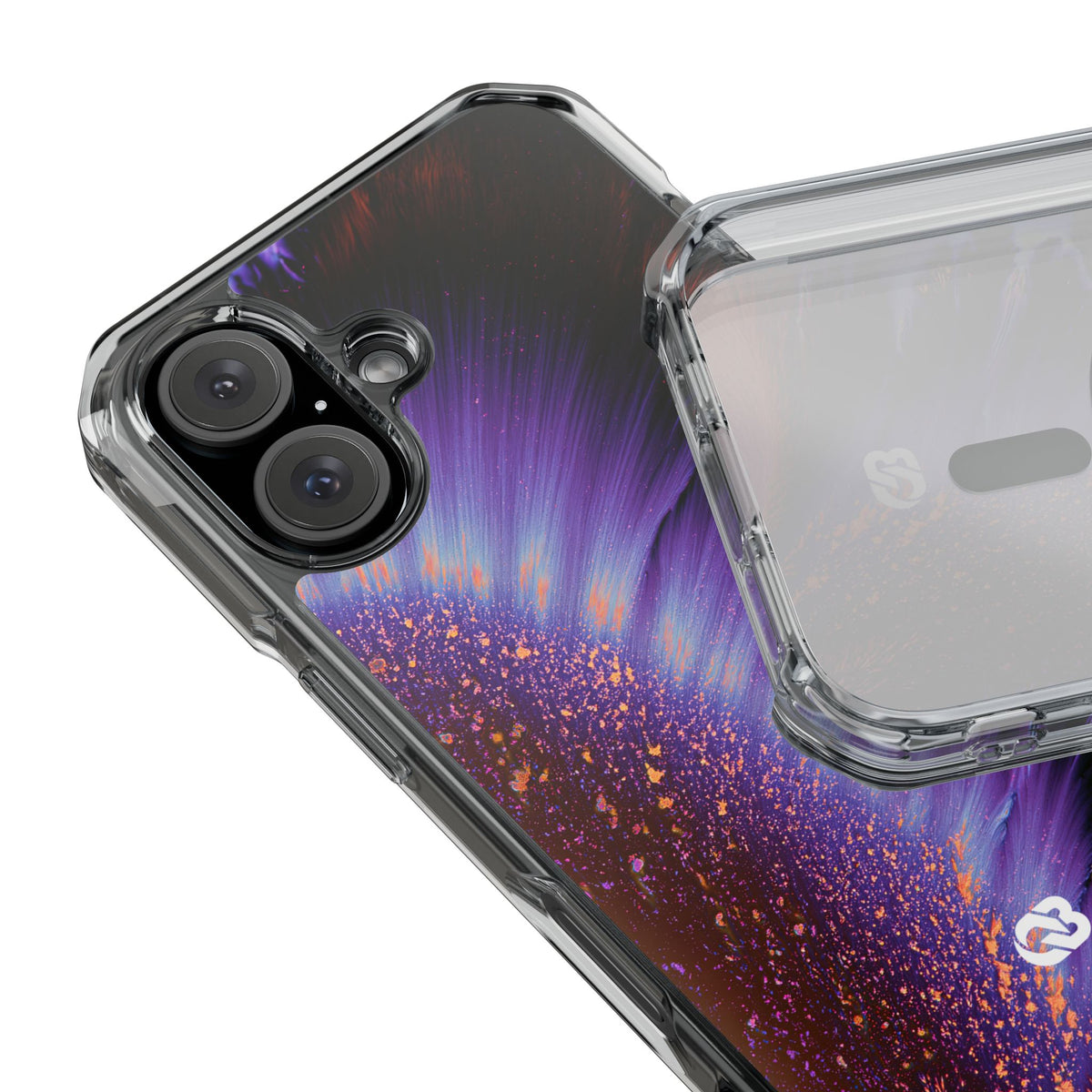 Ethereal Corona · Clear Impact Magnetic Phone Case for iPhone · Purple