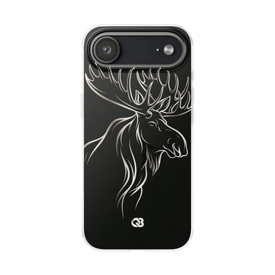 Nordic Moose Contour · Lite Phone Case for iPhone ·  Black