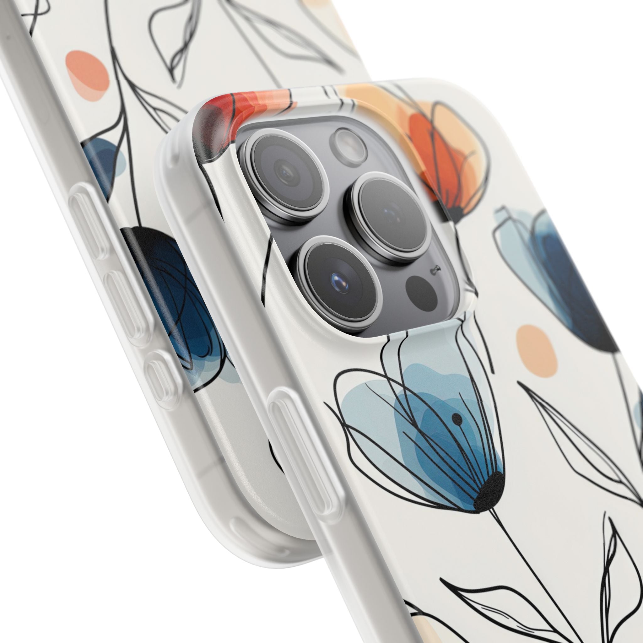 Ink Watercolor Tulips · Soft