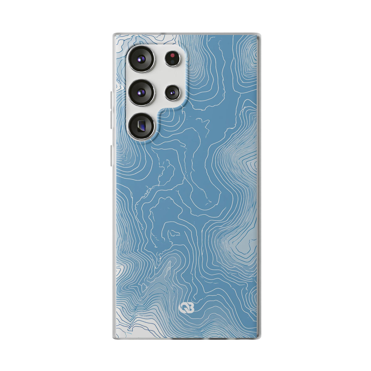 Glacial Basin Topo · Lite Phone Case for Samsung · Blue