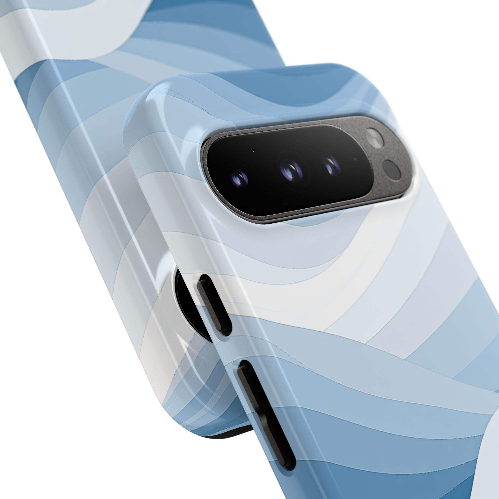 Blue Tough Phone Case for Google Pixel - Glacial Indigo Flow