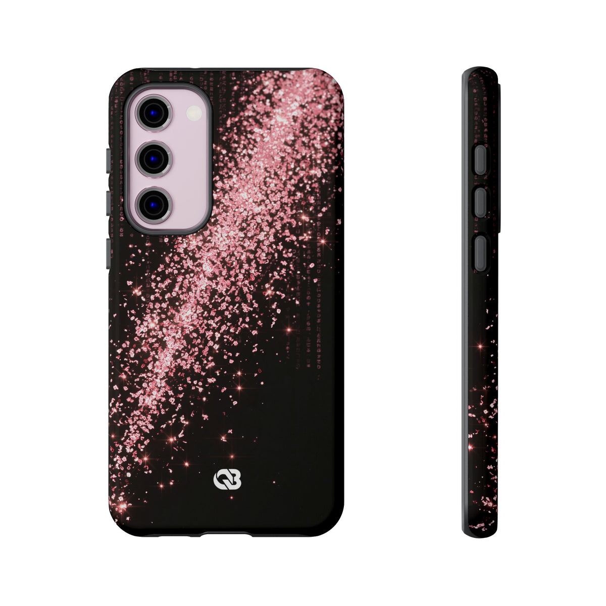 Rose Digital Cascade · Tough Phone Case for Samsung · Pink