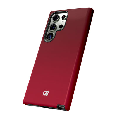 Red Tough Phone Case for Samsung - Crimson Velvet Fade