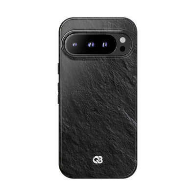 Black Tough Phone Case for Google Pixel - Raw Obsidian Slate