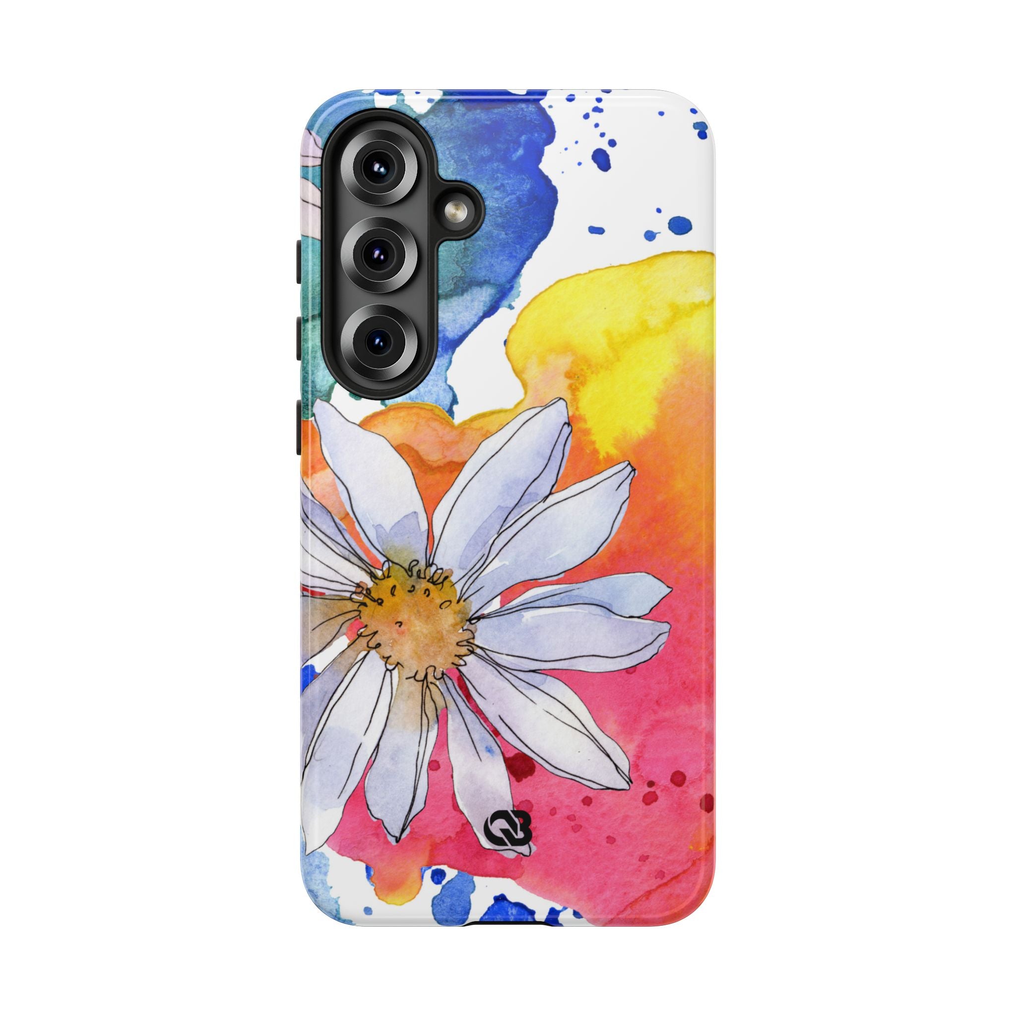 Vivid Bloom Splatter · Tough Handyhülle für Samsung