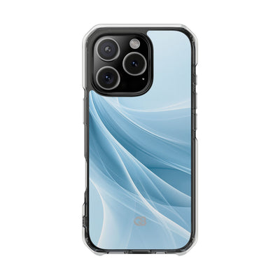 Blue Impact MagSafe Phone Case for iPhone - Arctic Silk Drift
