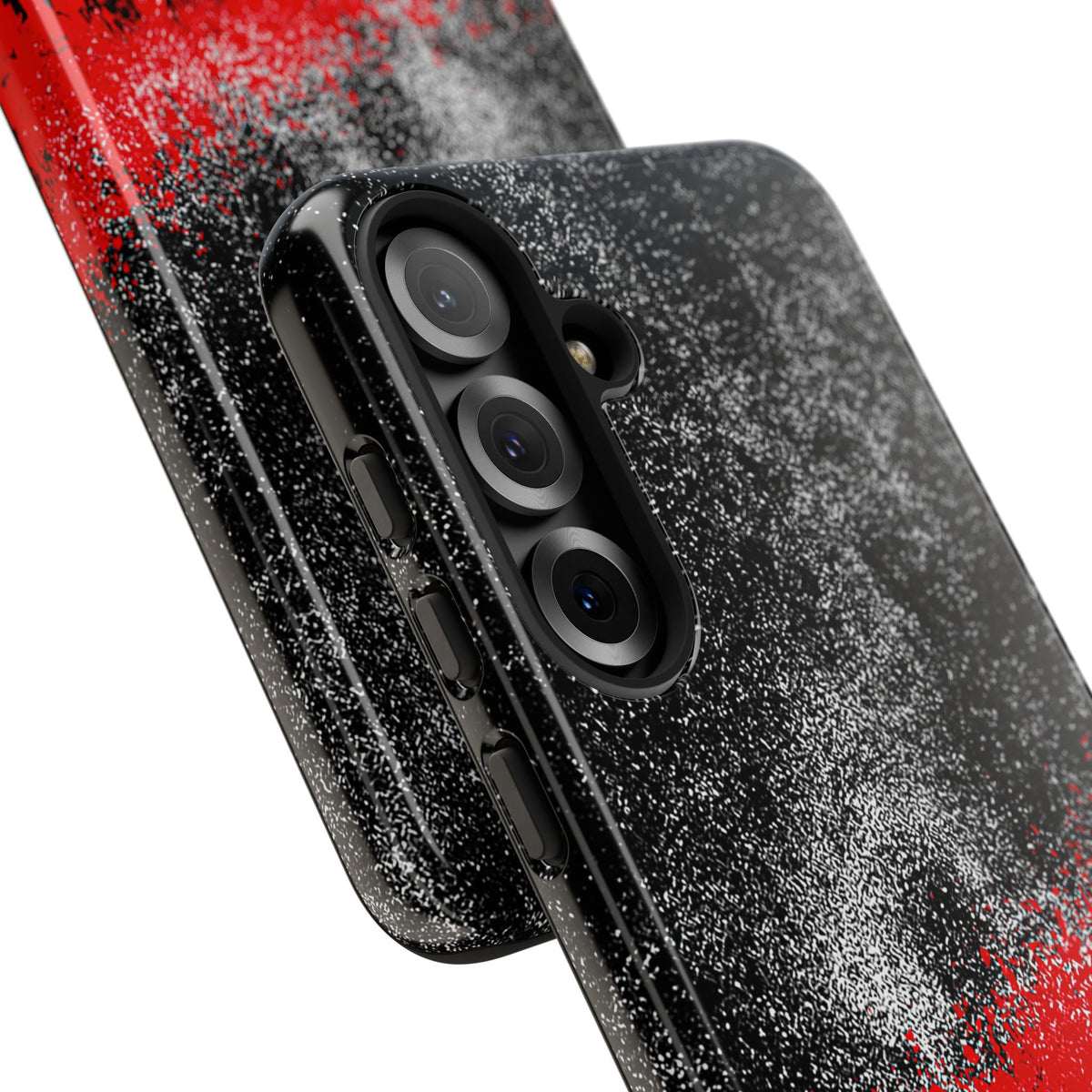 Crimson Noir Drip · Tough Phone Case for Samsung · Black