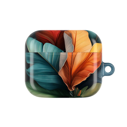 Tropical Ember Leaves - AirPods Case
