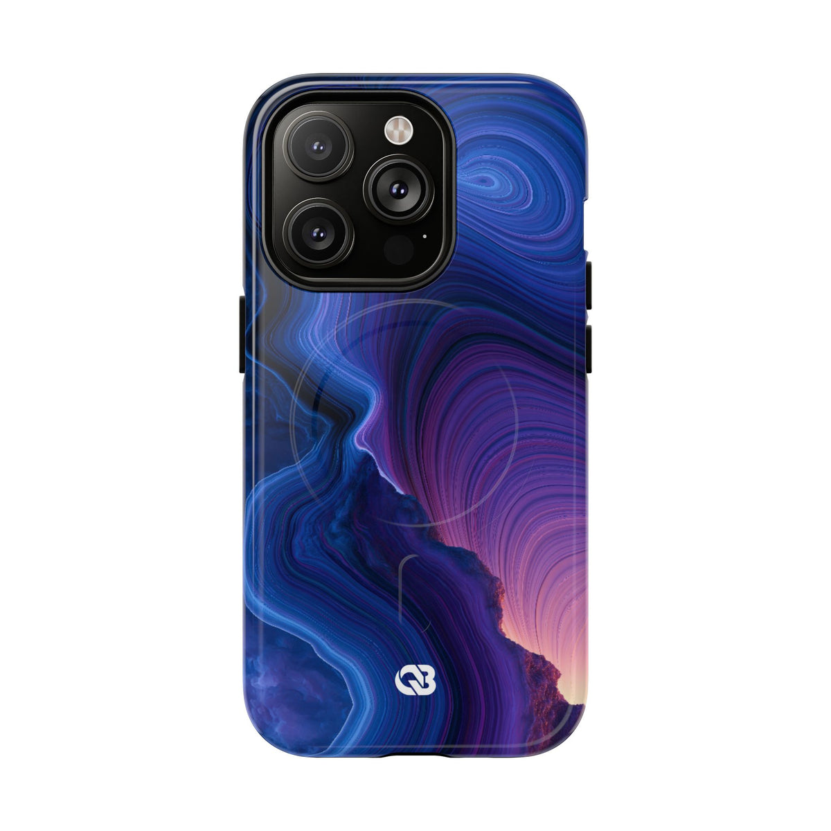 Radiant Strata · Tough 2.0 Magnetic Phone Case for iPhone · Blue