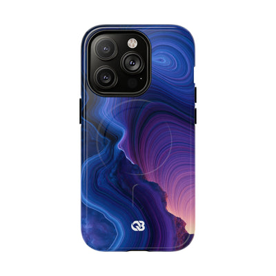 Radiant Strata · Tough 2.0 Magnetic Phone Case for iPhone · Blue