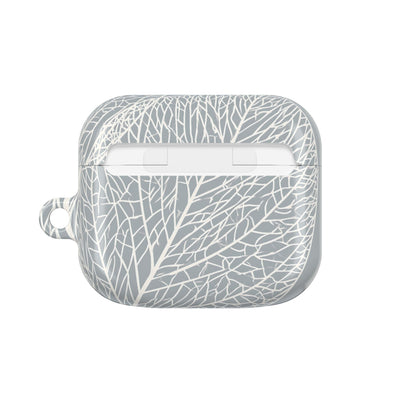 Minimal Leaf Skeleton · Hard Case for AirPods & AirPods Pro · Grey