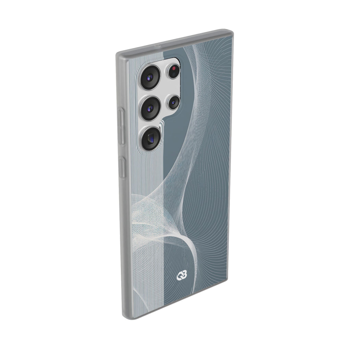 Slate Contour Drift · Lite Phone Case for Samsung · Grey