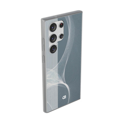 Slate Contour Drift · Lite Phone Case for Samsung · Grey