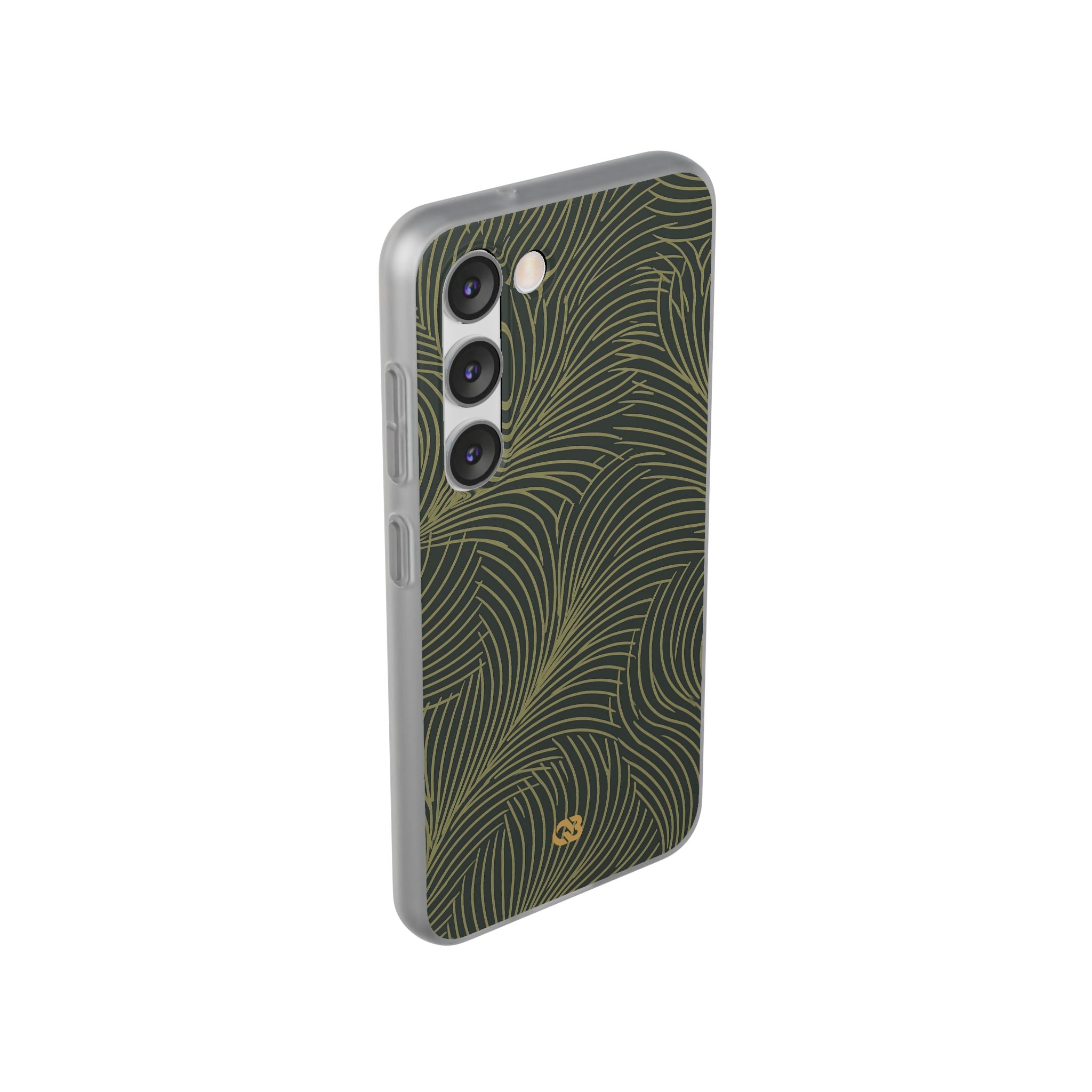 Green Lite Phone Case for Samsung - Dark Olive Plume