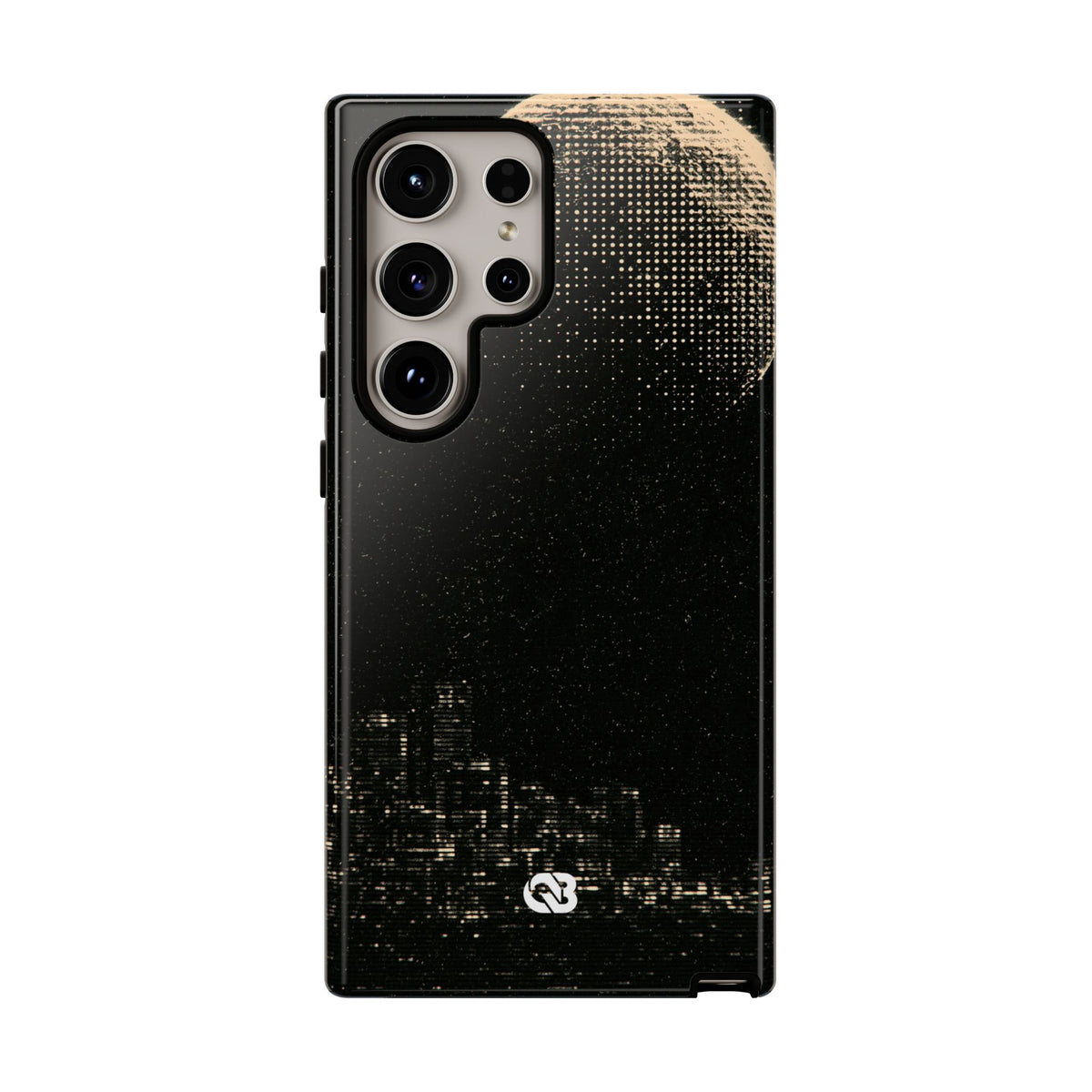 Lunar Metropolis Nocturne · Tough Phone Case for Samsung · Black