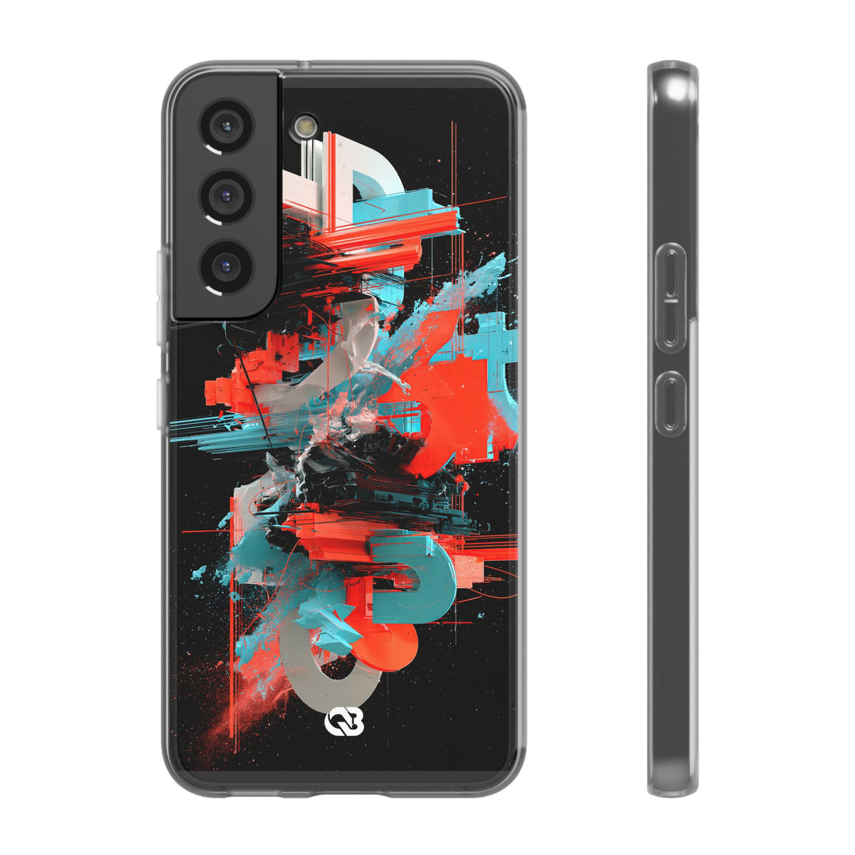 Fragmented Cyber Core · Lite Phone Case for Samsung · Black