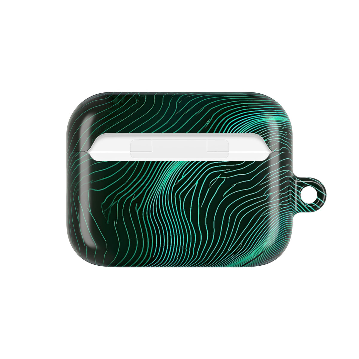 Emerald Topo Ridge · Hard Case for AirPods & AirPods Pro · Green
