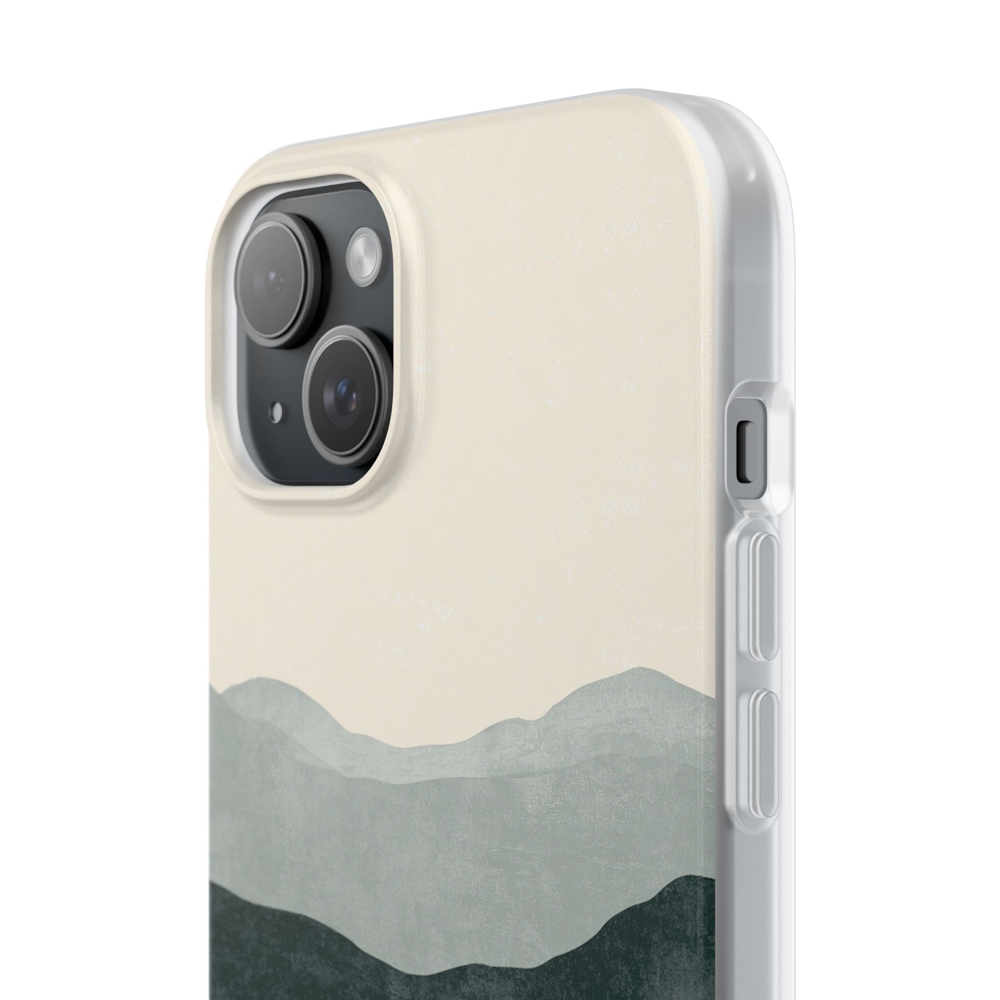 Green Lite Phone Case for iPhone - Misty Sage Valley