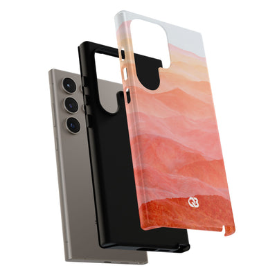 Alpenglow Ridge Vista · Tough Phone Case for Samsung · Orange