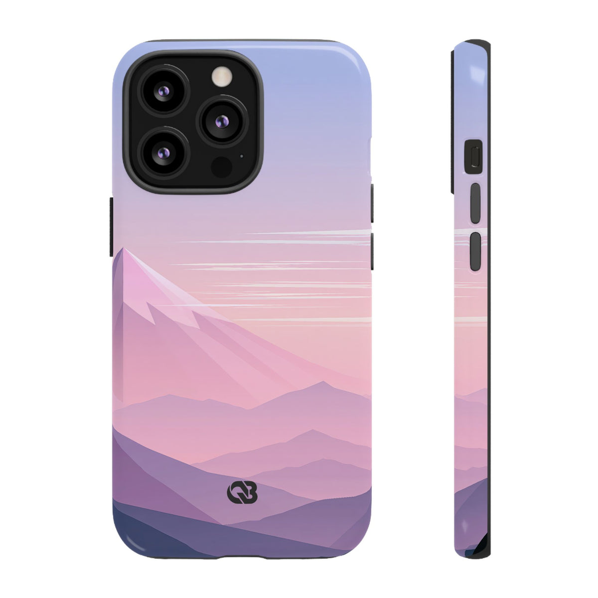 Alpine Twilight · Tough Phone Case for iPhone · Pink