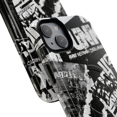 Underground Punk Collage · Tough 2.0 Magnetic Phone Case for iPhone · Black