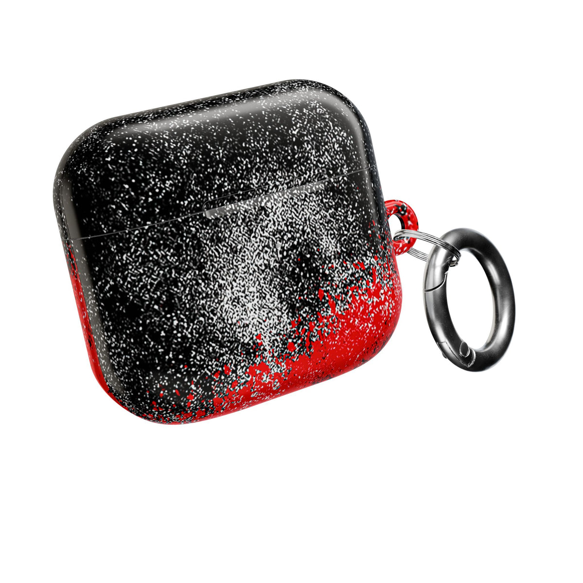 Crimson Noir Drip · Hard Case for AirPods & AirPods Pro · Black