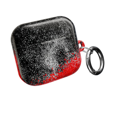 Crimson Noir Drip · Hard Case for AirPods & AirPods Pro · Black