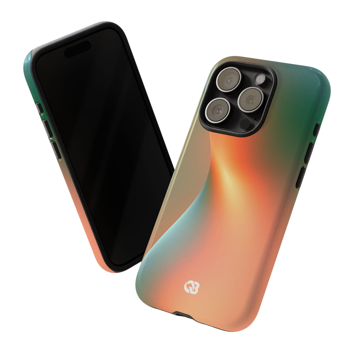 Radiant Contour · Tough Phone Case for iPhone · Orange