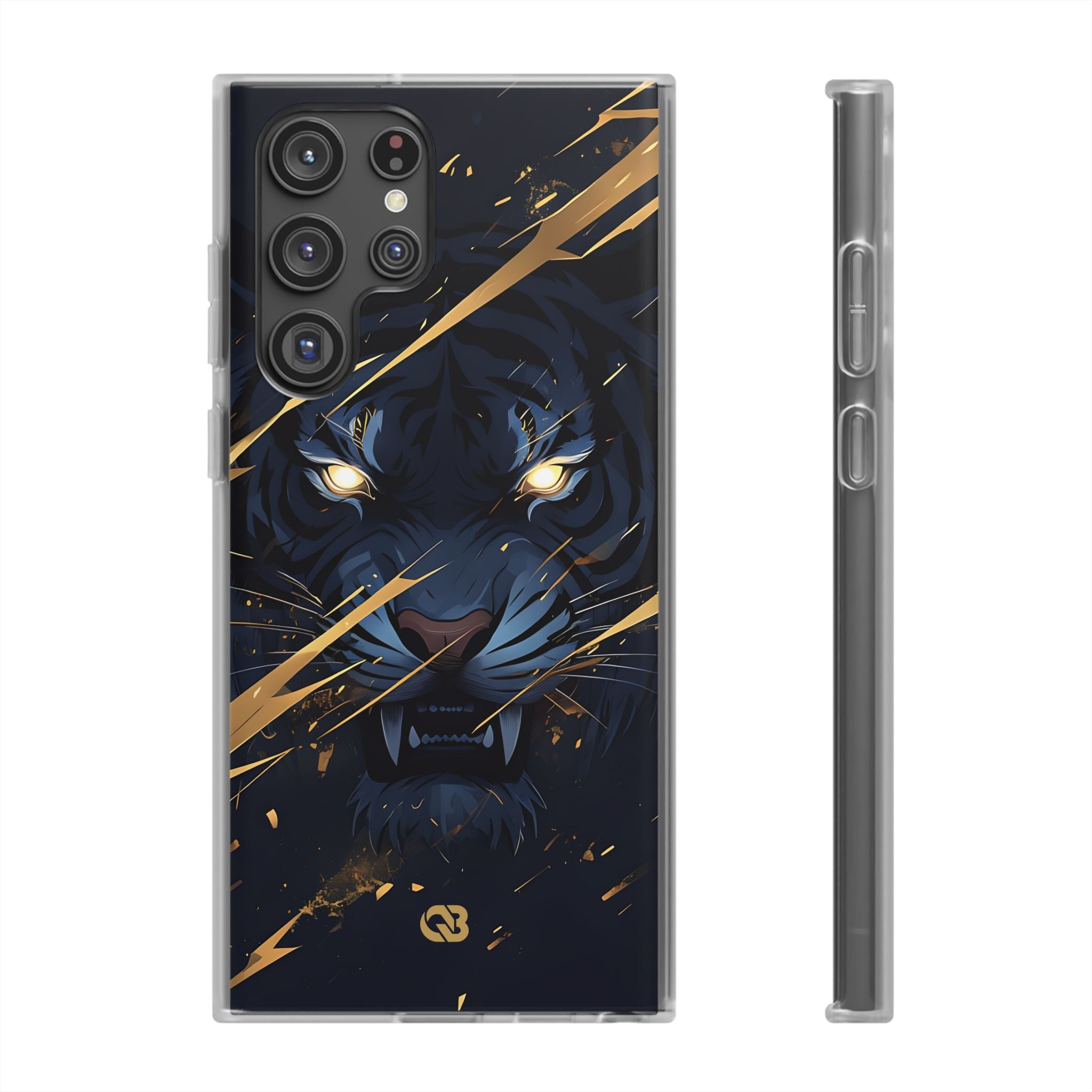 Obsidian Gold Predator · Soft Phone Case for Samsung