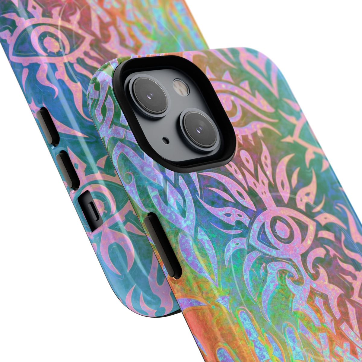 Chromatic Mystic Sigil · Tough 2.0 Magnetic Phone Case for iPhone · Blue