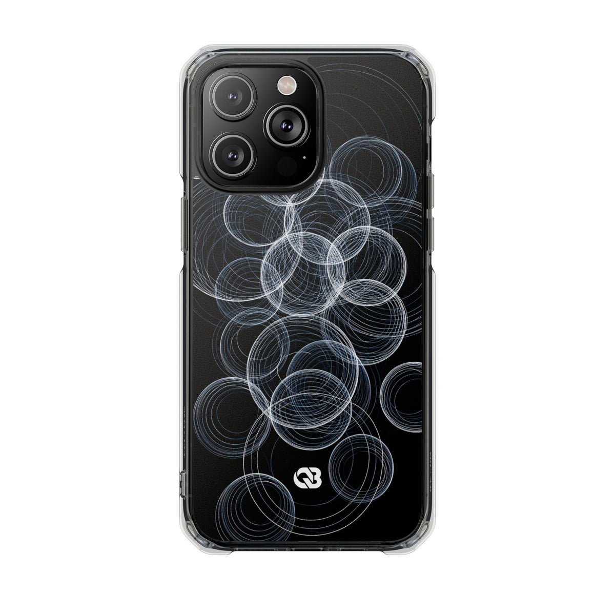 Orbital Resonance · Clear Impact Magnetic Phone Case for iPhone ·  Black
