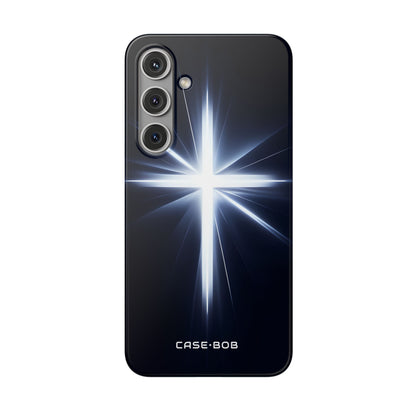 Glowing Crossburst Samsung S24 Plus Case - Soft