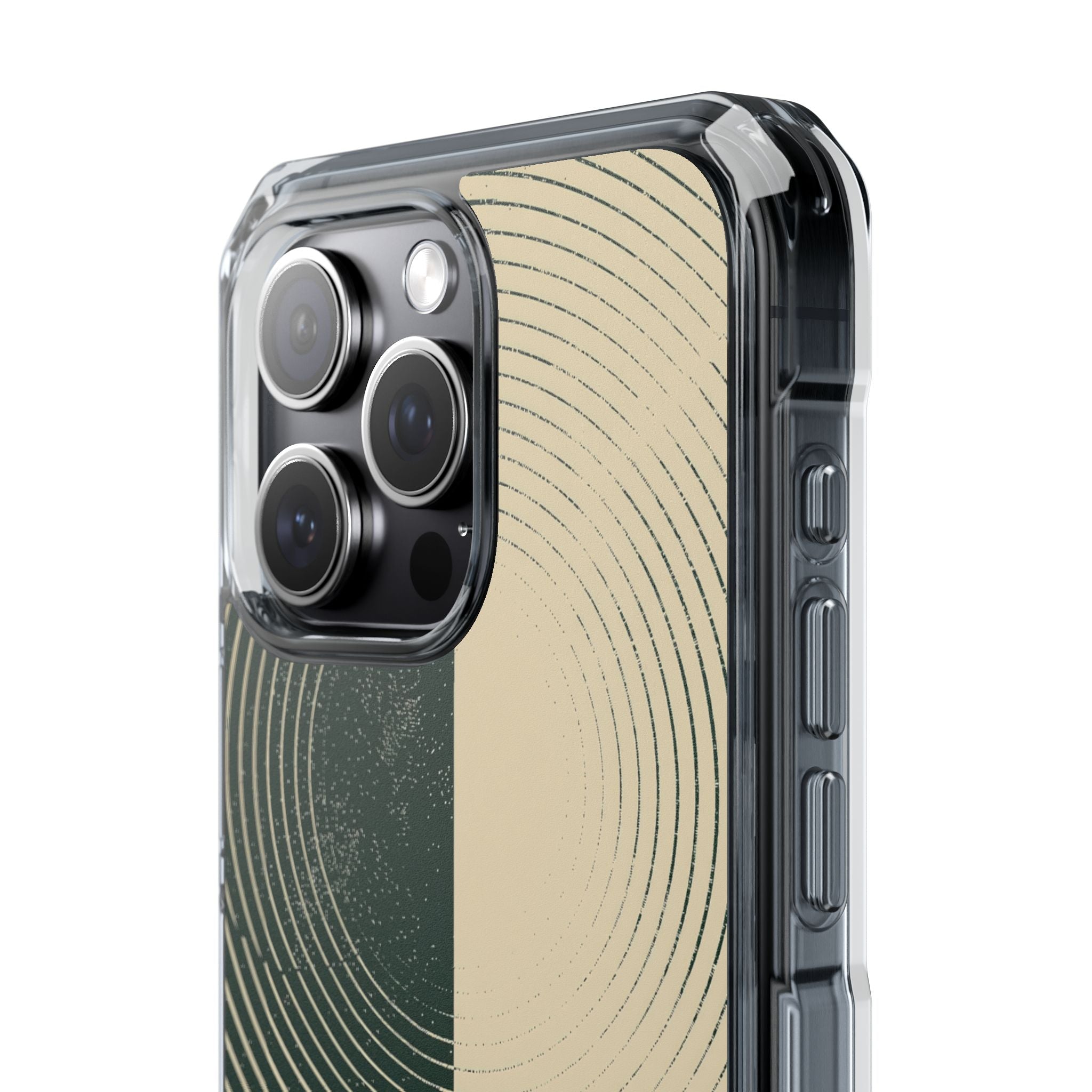 Green Impact MagSafe Phone Case for iPhone - Evergreen Split Grain