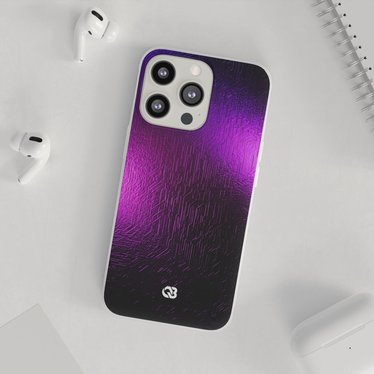 Violet Cyber Circuit · Lite Phone Case for iPhone ·  Purple