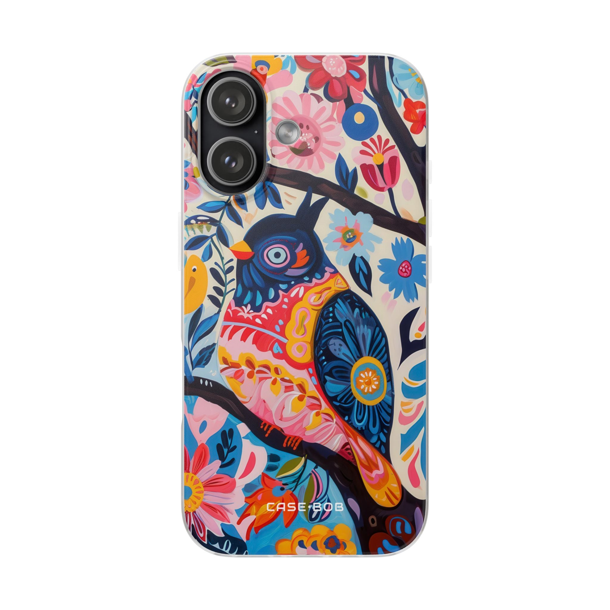 Owl Bloom iPhone 17 Case - Soft - CASE•BOB