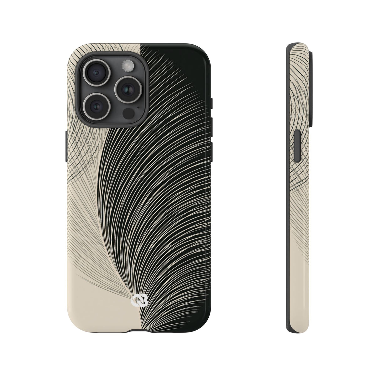 Minimal Frond Study · Tough Phone Case for iPhone · Black