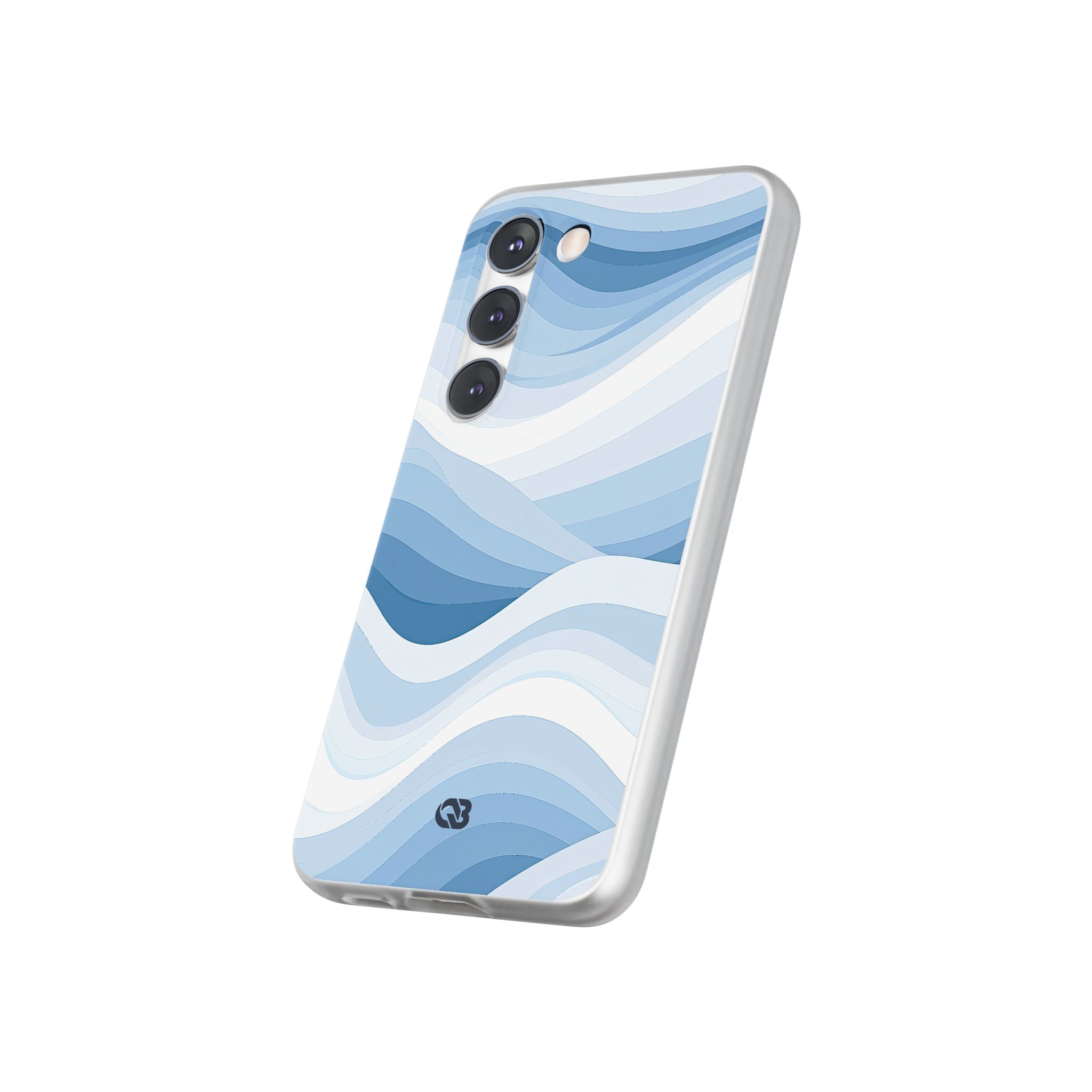 Blue Lite Phone Case for Samsung - Glacial Indigo Flow