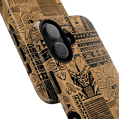 Tribal Faces iPhone 17 Case - Tough+ - CASE•BOB