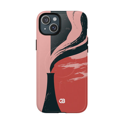 Pink Tough 2.0 Magsafe Phone Case for iPhone - Cinder Rose Plume