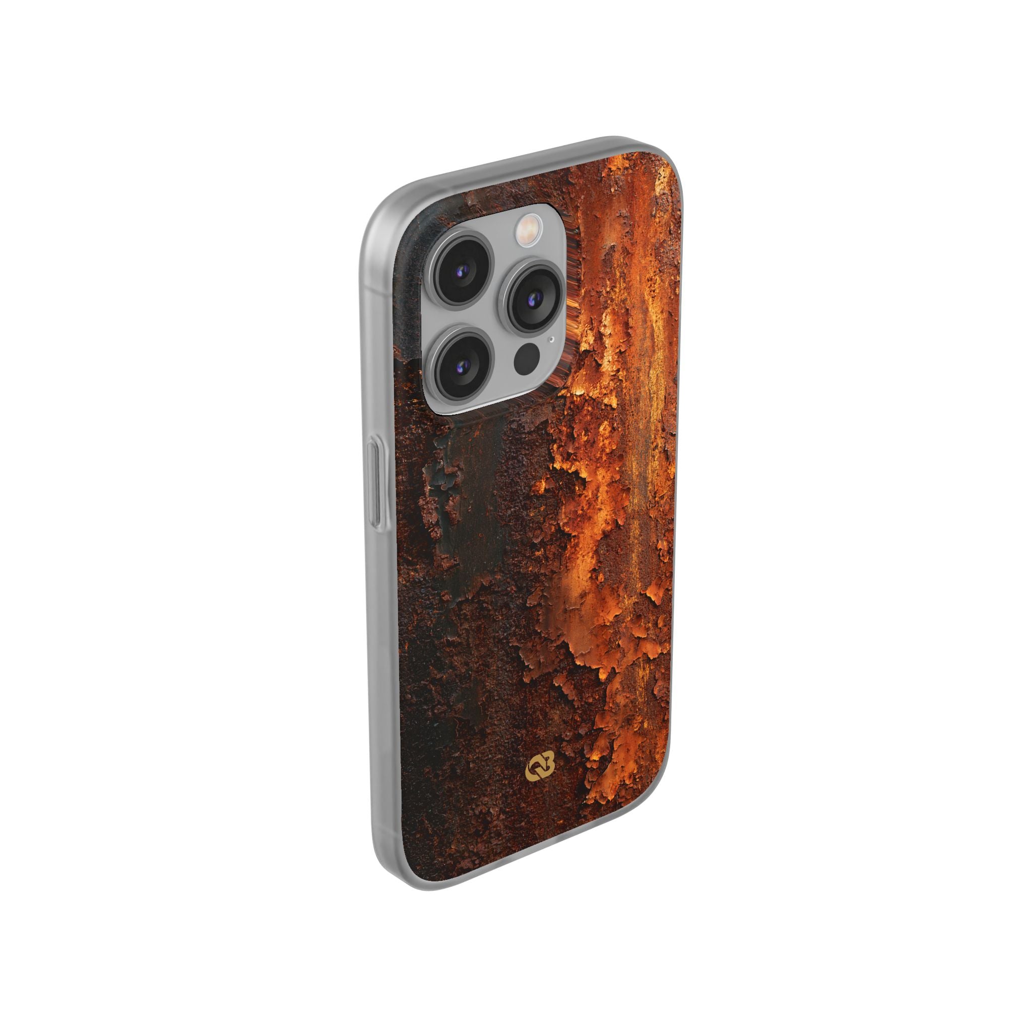 Orange Lite Phone Case for iPhone - Oxidized Iron Crust
