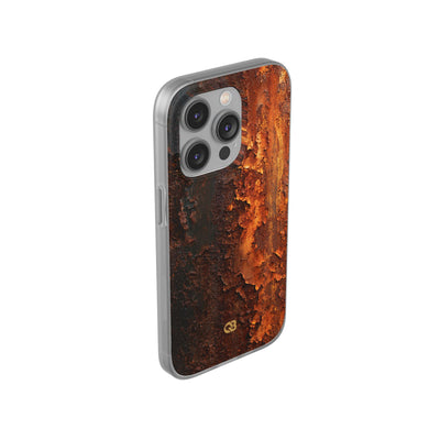 Orange Lite Phone Case for iPhone - Oxidized Iron Crust