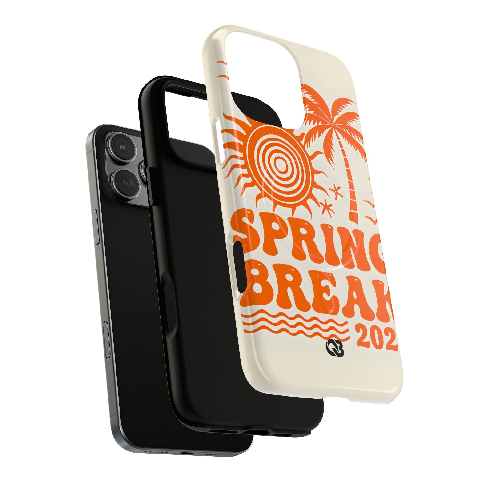 Retro Orange Tide · Tough+ Capa para iPhone · Magsafe