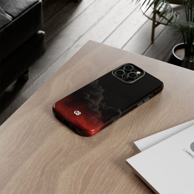 Crimson Fog Void · Tough Phone Case for iPhone · Black