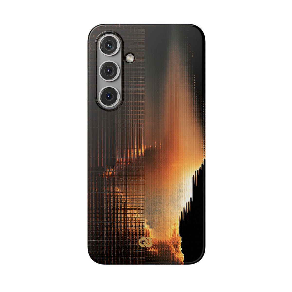 Luminous Grid · Lite Phone Case for Samsung · Black
